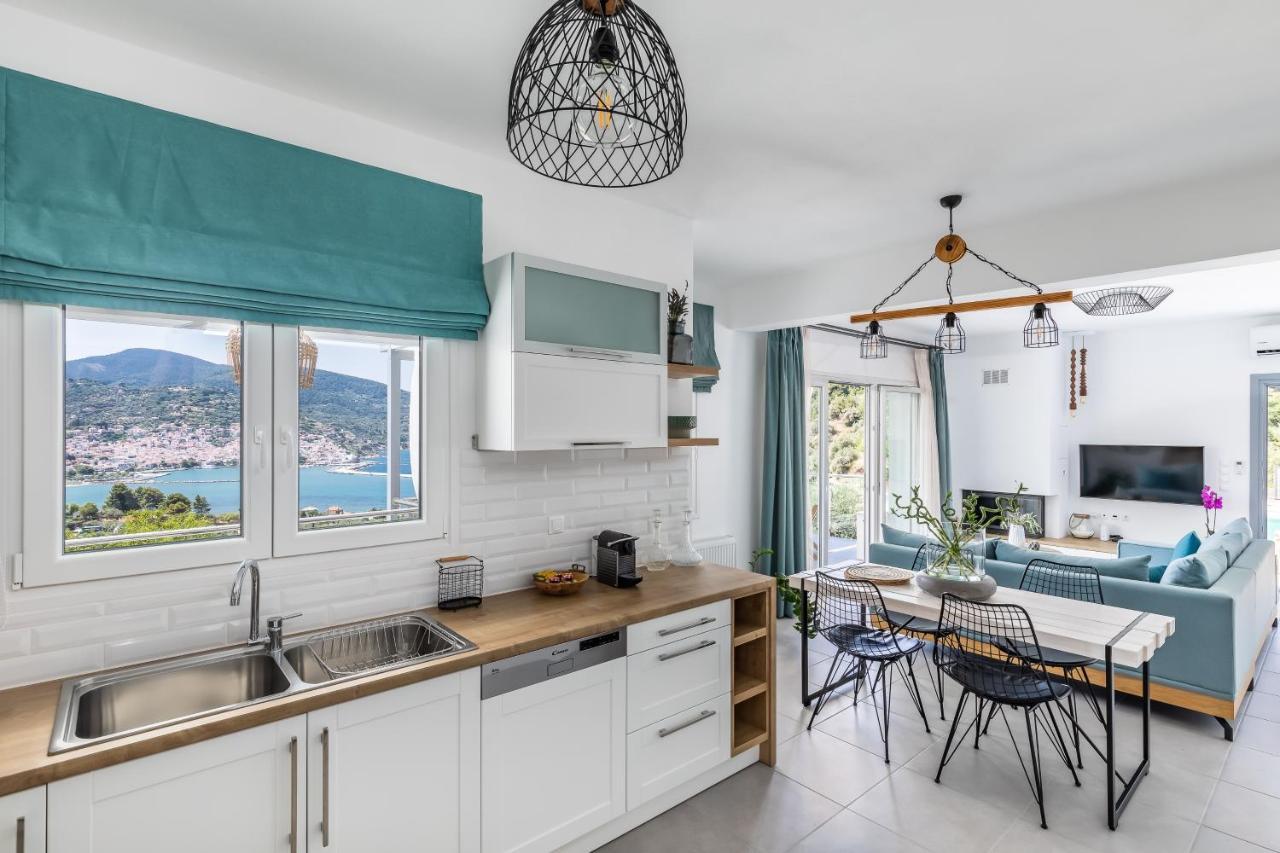 Ninemia Villa in Skopelos Esterno foto