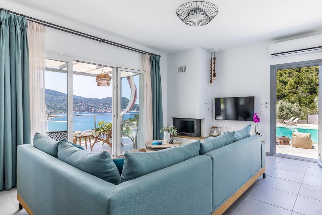 Ninemia Villa in Skopelos Esterno foto