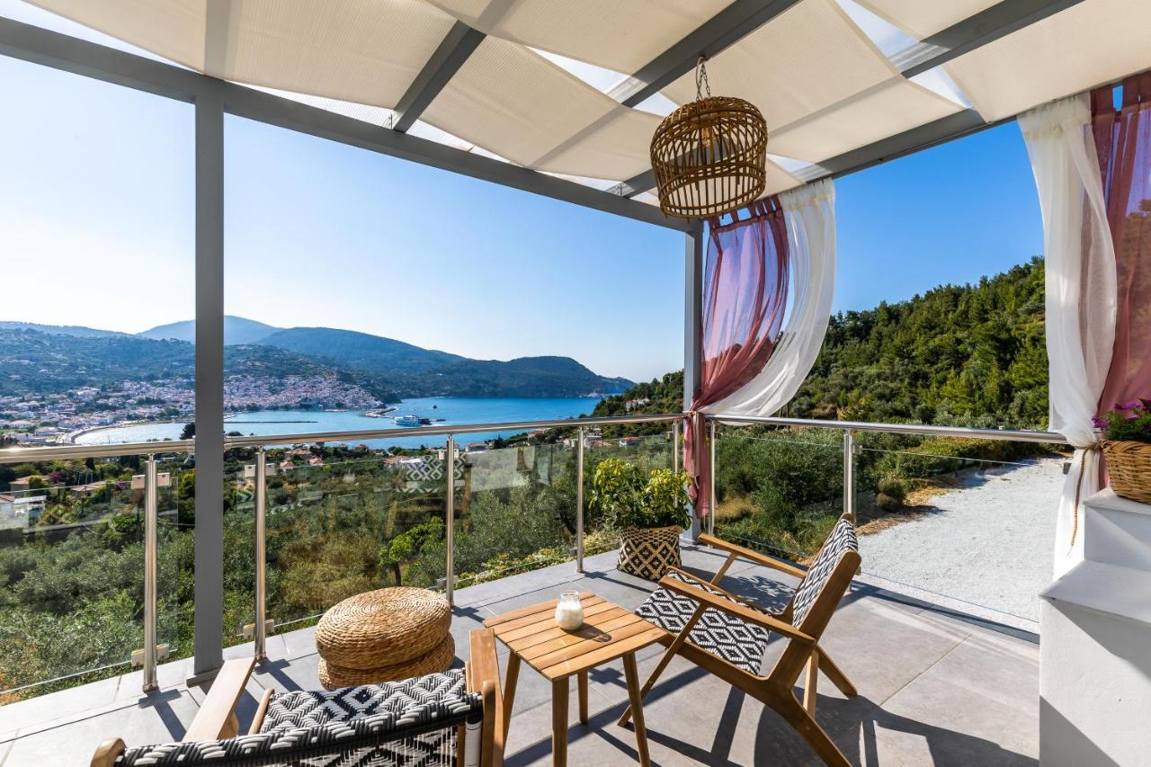 Ninemia Villa in Skopelos Esterno foto