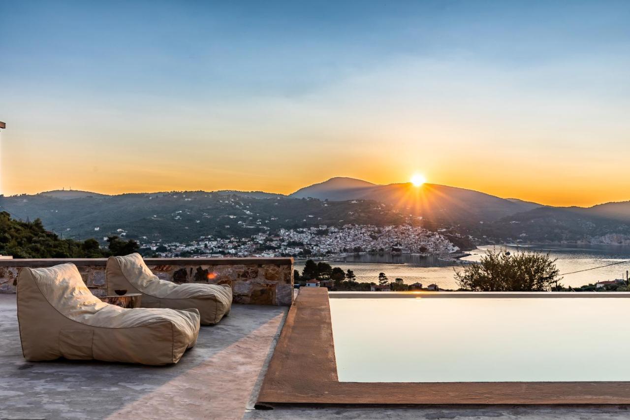 Ninemia Villa in Skopelos Esterno foto